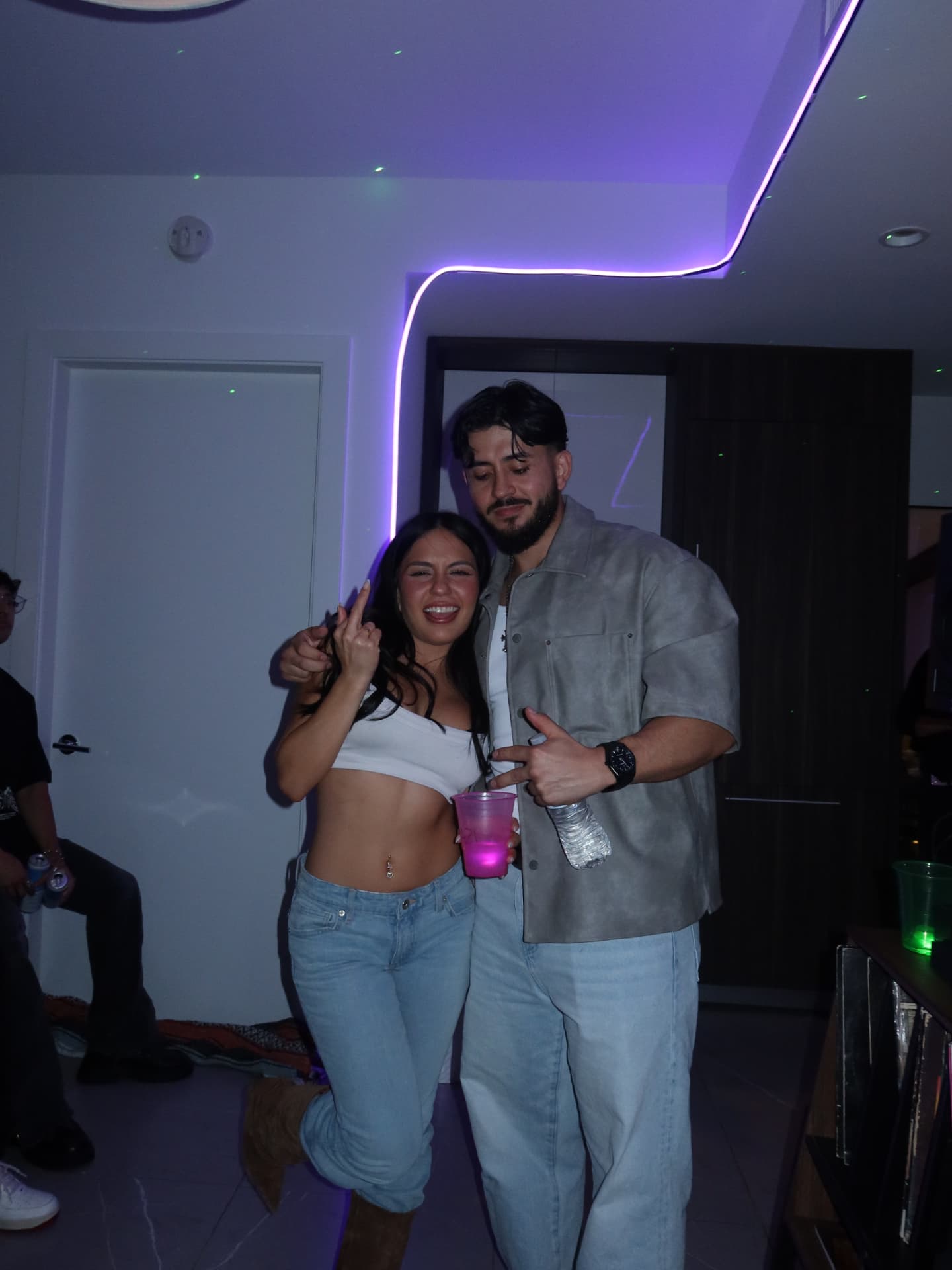 T's Birthday — dancing under the neon lights
